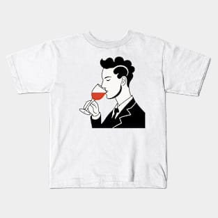 Wine Drinker Kids T-Shirt